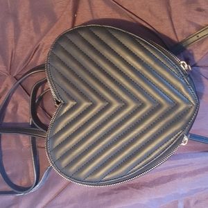 Foever 21 Quilted heart shaped bag